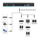 Sistema de Microfone Sem Fios XTUGA A140-B com 4 BodyPack, Microfone de Cabeça e Lavalier, A140-B