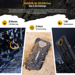 Ulefone Armor X13, telemóvel robusto IP68/IP69K, 6,52 polegadas Android 15 MediaTek Helio G36 Octa Core, Rede: 4G, NFC, OTG, 6GB+64GB