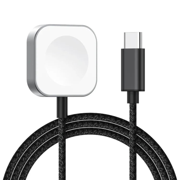 Para Carregador Magnético com Interface Tipo-C para Apple Watch, Tipo-C