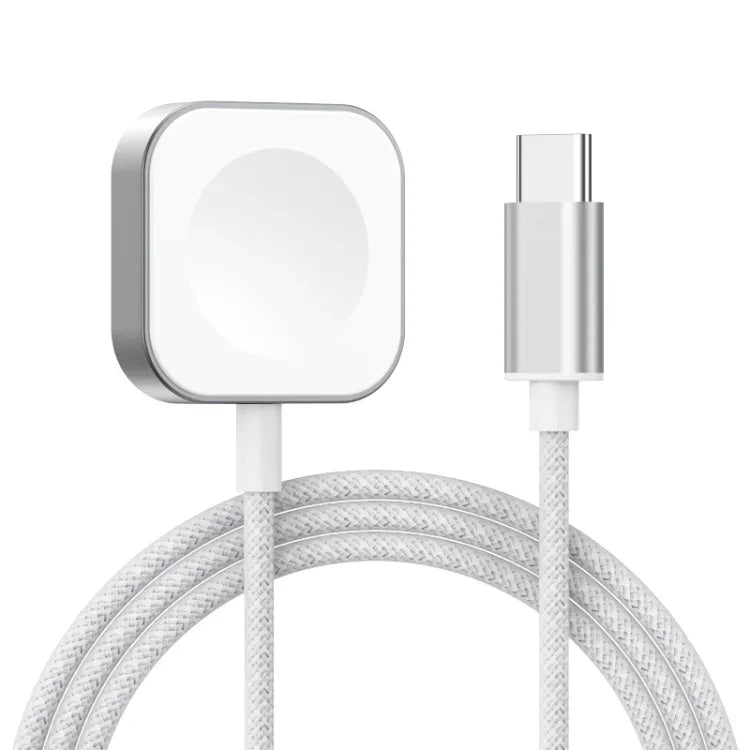 Para Carregador Magnético com Interface Tipo-C para Apple Watch, Tipo-C