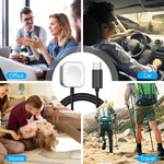 Para Carregador Magnético com Interface Tipo-C para Apple Watch, Tipo-C
