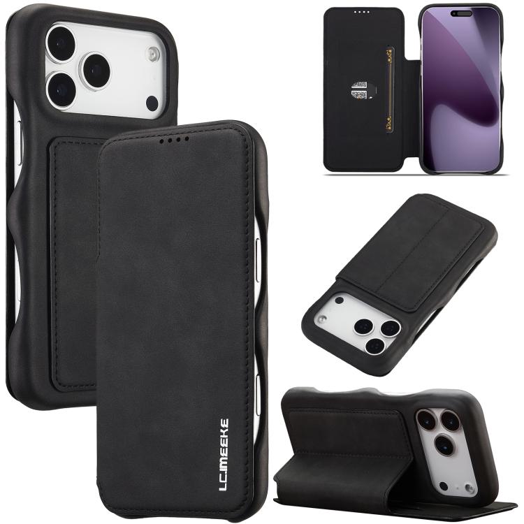 Capa de telemóvel em pele com flip da série Hon Ancient LC.IMEEKE, para iPhone 17 Pro Max, para iPhone 17 Pro, para iPhone 17, para iPhone Air, para iPhone 16 Pro Max, para iPhone 16 Pro, para iPhone 16 Plus, para iPhone 16, para iPhone 15 Pro Max