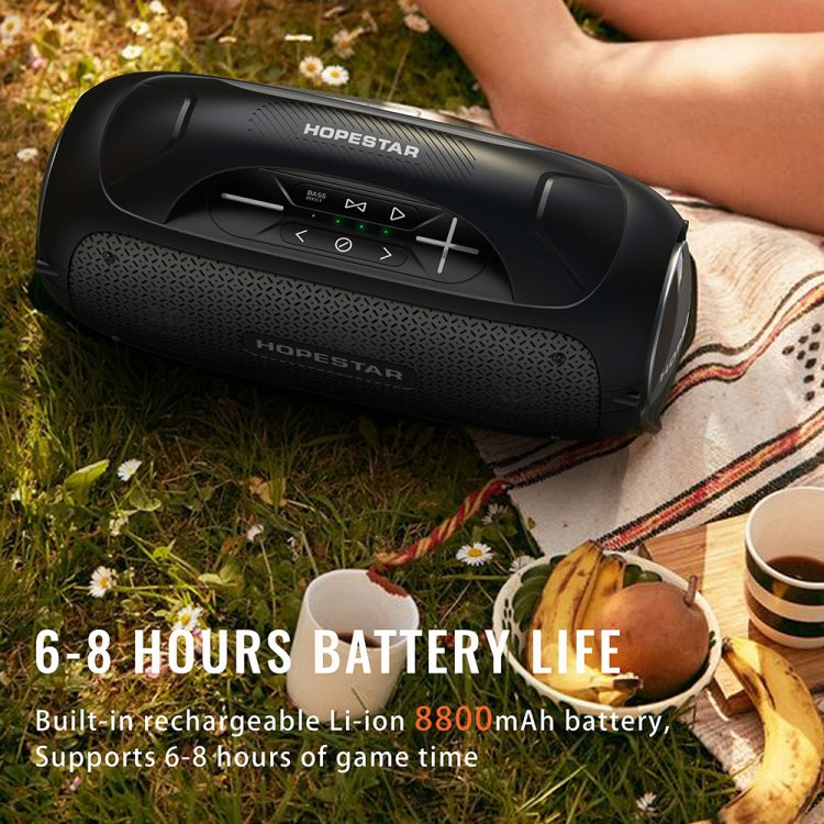 HOPESTAR A50 80W Altifalante Bluetooth Portátil Impermeável IPX6 Subwoofer para Exterior