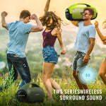 HOPESTAR A50 80W Altifalante Bluetooth Portátil Impermeável IPX6 Subwoofer para Exterior
