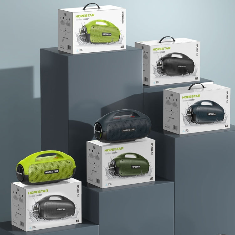 HOPESTAR A50 80W Altifalante Bluetooth Portátil Impermeável IPX6 Subwoofer para Exterior
