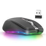 HXSJ M303 Rato Sem Fios Modo Duplo 2.4GHz + Bluetooth 5.1 2400DPI