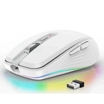 HXSJ M303 Rato Sem Fios Modo Duplo 2.4GHz + Bluetooth 5.1 2400DPI