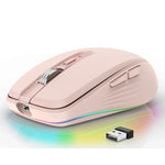 HXSJ M303 Rato Sem Fios Modo Duplo 2.4GHz + Bluetooth 5.1 2400DPI