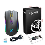 HXSJ T69 Rato Sem Fios RGB 2.4GHz 4800DPI, T69