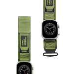Pulseira de nylon AW em duas secções, para Apple Watch Series 7 41mm, para Apple Watch Series 7 45mm, para Apple Watch SE 40mm, para Apple Watch SE 44mm, para Apple Watch Series 6 40mm, para Apple Watch Series 6 44mm, para Apple Watch Series 5 44mm