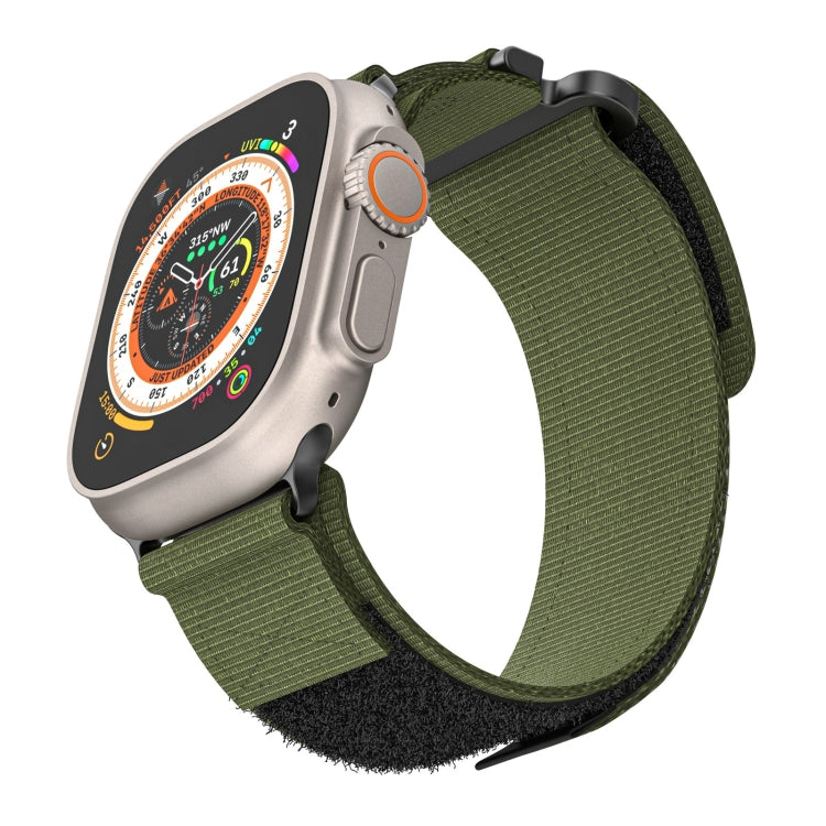 Pulseira de nylon AW em duas secções, para Apple Watch Series 7 41mm, para Apple Watch Series 7 45mm, para Apple Watch SE 40mm, para Apple Watch SE 44mm, para Apple Watch Series 6 40mm, para Apple Watch Series 6 44mm, para Apple Watch Series 5 44mm