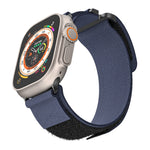 Pulseira de nylon AW em duas secções, para Apple Watch Series 7 41mm, para Apple Watch Series 7 45mm, para Apple Watch SE 40mm, para Apple Watch SE 44mm, para Apple Watch Series 6 40mm, para Apple Watch Series 6 44mm, para Apple Watch Series 5 44mm