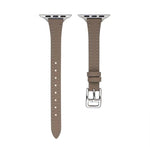 Correia de relógio fina em couro genuíno em forma de T, para Apple Watch Series 2 42mm, para Apple Watch 2 38mm, para Apple Watch 42mm, para Apple Watch 38mm