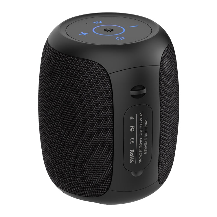 Zealot S53 Altifalante Bluetooth Sem Fios Portátil Colorido Impermeável IPX6, S53