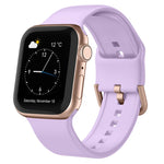 Pin Buckle Silicone Watch Band, For Apple Watch Series 8 45mm