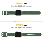 Bracelete de Silicone com Fivela de Pino, Para Apple Watch 38mm