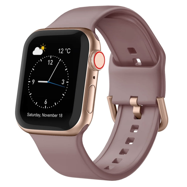 Pulseira de Relógio em Silicone com Fivela de Pino, Para Apple Watch Series 9 41mm
