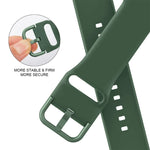 Correia de relógio em silicone com fivela de pino, para Apple Watch Series 10 46mm