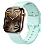 Correia de relógio em silicone com fivela de pino, para Apple Watch Series 10 46mm