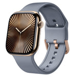 Correia de relógio em silicone com fivela de pino, para Apple Watch Series 10 46mm