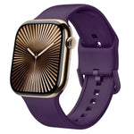 Correia de relógio em silicone com fivela de pino, para Apple Watch Series 10 46mm