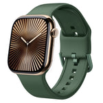 Correia de relógio em silicone com fivela de pino, para Apple Watch Series 10 42mm