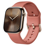 Correia de relógio em silicone com fivela de pino, para Apple Watch Series 10 42mm