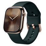 Correia de relógio em silicone com fivela de pino, para Apple Watch Series 10 42mm