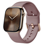 Correia de relógio em silicone com fivela de pino, para Apple Watch Series 10 42mm