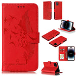 Capa de telemóvel em pele com textura litchi e padrão de penas, para iPhone 17 Pro Max, para iPhone 17 Pro, para iPhone 17, para iPhone Air, para iPhone 15 Pro Max, para iPhone 15 Pro, para iPhone 15 Plus, para iPhone 15