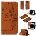Capa de telemóvel em pele com textura litchi e padrão de penas, para iPhone 17 Pro Max, para iPhone 17 Pro, para iPhone 17, para iPhone Air, para iPhone 15 Pro Max, para iPhone 15 Pro, para iPhone 15 Plus, para iPhone 15