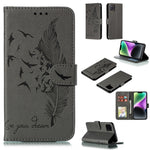 Capa de telemóvel em pele com textura litchi e padrão de penas, para iPhone 17 Pro Max, para iPhone 17 Pro, para iPhone 17, para iPhone Air, para iPhone 15 Pro Max, para iPhone 15 Pro, para iPhone 15 Plus, para iPhone 15