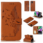 Capa de telemóvel em pele com textura litchi e padrão de penas, para iPhone 17 Pro Max, para iPhone 17 Pro, para iPhone 17, para iPhone Air, para iPhone 15 Pro Max, para iPhone 15 Pro, para iPhone 15 Plus, para iPhone 15