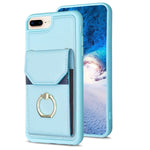 BF29 Organ Card Bag Ring Holder Phone Case, For iPhone XS Max, For iPhone 8 Plus / 7 Plus