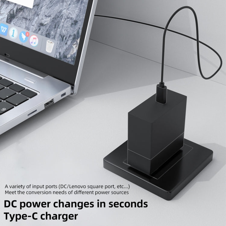 Adaptador de carregamento 100W N 3.5X1.35mm fêmea para USB-C/Type-C macho, 3.5X1.35mm