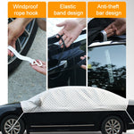 Car Half-cover Car Clothing Sunscreen Heat Insulation Sun Nisor, Aluminum Foil, Aluminum Foil 3.6x1.6x1.5m