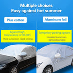 Car Half-cover Car Clothing Sunscreen Heat Insulation Sun Nisor, Aluminum Foil, Aluminum Foil 3.6x1.6x1.5m