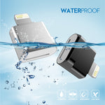 Adaptador MicroDrive 8 pinos para Cartão TF Mini Leitor de Cartão TF para iPhone & iPad, Leitor de Cartão