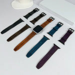 Pulseira de Relógio em Pele com Textura Retro, Para Apple Watch 4 44mm, Para Apple Watch 4 40mm, Para Apple Watch 3 38mm, Para Apple Watch 3 42mm, Para Apple Watch 2 42mm, Para Apple Watch 2 38mm, Para Apple Watch 42mm, Para Apple Watch 38mm