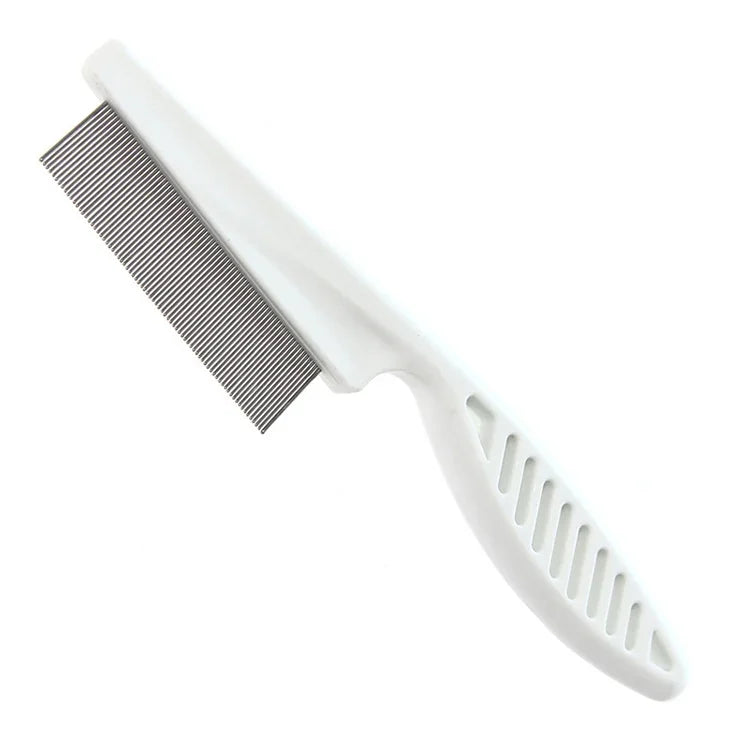 Pente de Beleza para Remoção de Pulgas de Cães e Gatos com Dentes Densos, 18cm