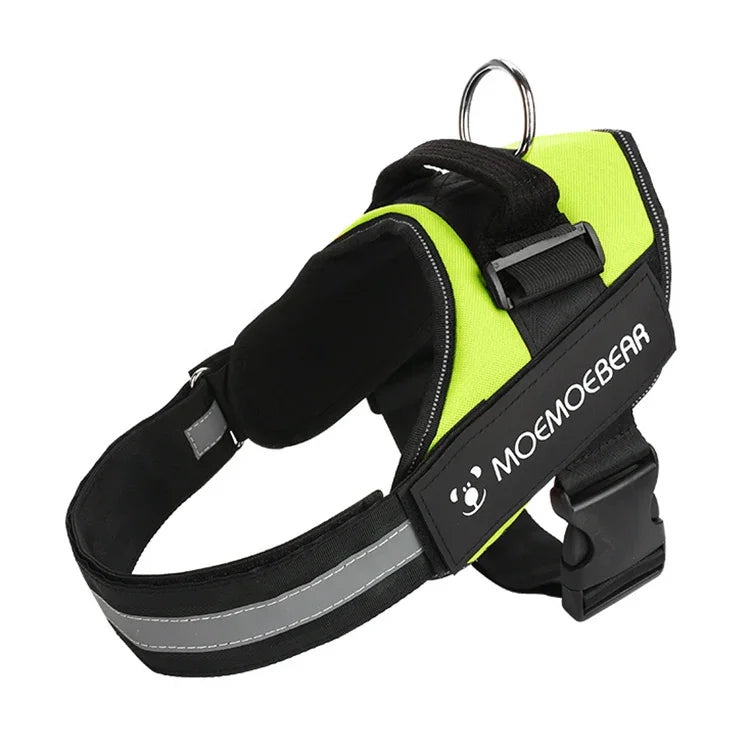 Peitoral para Cão Anti Corrida em Tecido Oxford K9, Correia de Tração, M para 13-23kg, L para 23-30kg, XL para 28-40kg, XXL para 40-70kg, S para 6-14kg