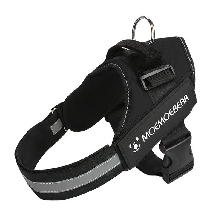 Peitoral para Cão Anti Corrida em Tecido Oxford K9, Correia de Tração, M para 13-23kg, L para 23-30kg, XL para 28-40kg, XXL para 40-70kg, S para 6-14kg