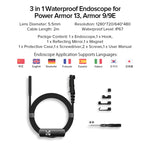 Endoscópio Ulefone E1 IP67 à Prova de Água 3 em 1 para Ulefone Power Armor 21 / 19 / 18T / 16 Pro / 13 / Armor Pad, uSmart E1