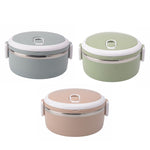 Recipiente Isolante para Almoço em Aço Inoxidável, Caixa Bento, Camada Única 0,7L, Dupla 1,4L, Tripla 2,1L, Quádrupla 2,8L