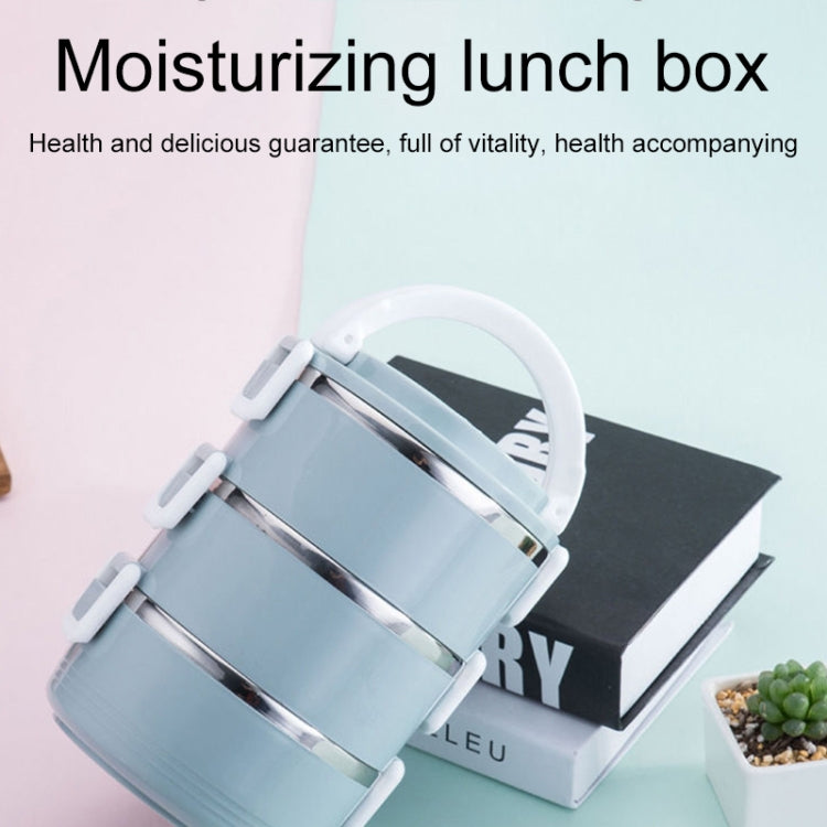 Recipiente Isolante para Almoço em Aço Inoxidável, Caixa Bento, Camada Única 0,7L, Dupla 1,4L, Tripla 2,1L, Quádrupla 2,8L