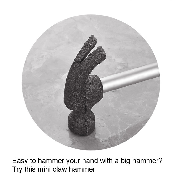 Mini Claw Hammer Traceless Nails Special Hammer, Plastic, Iron
