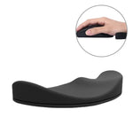 Apoio de Pulso em Silicone para Rato, Descanso de Palma Móvel para Escritório, Preto Mão Esquerda, Cinzento Mão Direita, Cinzento Mão Esquerda