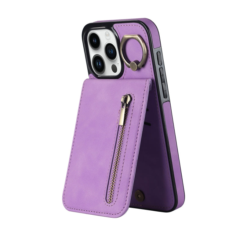 Capa para telemóvel retro com anel e fecho, compartimento para cartões RFID, para iPhone 16 Pro, para iPhone 16 Plus, para iPhone 16, para iPhone 15 Pro Max, para iPhone 15 Pro, para iPhone 15 Plus