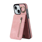 Capa para telemóvel retro com anel e fecho, compartimento para cartões RFID, para iPhone 16 Pro, para iPhone 16 Plus, para iPhone 16, para iPhone 15 Pro Max, para iPhone 15 Pro, para iPhone 15 Plus