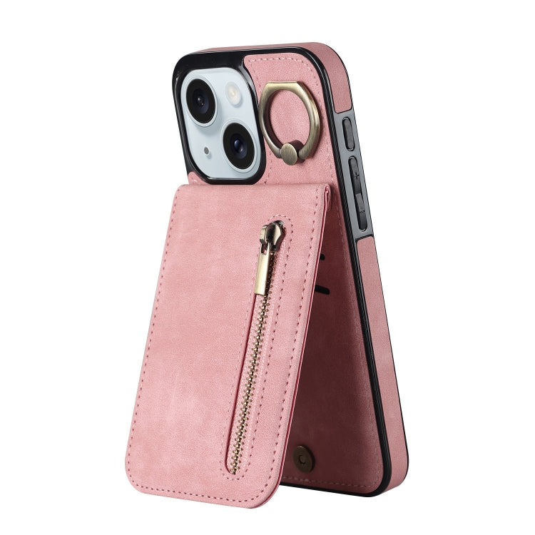 Capa para telemóvel retro com anel e fecho, compartimento para cartões RFID, para iPhone 16 Pro, para iPhone 16 Plus, para iPhone 16, para iPhone 15 Pro Max, para iPhone 15 Pro, para iPhone 15 Plus
